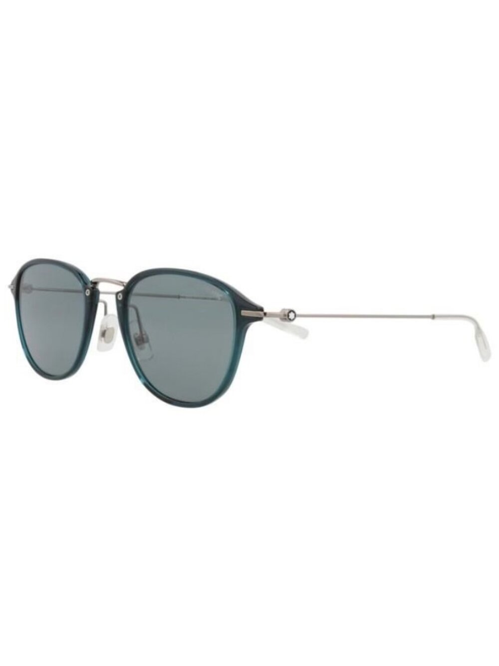 New Montblanc Mens Round/Oval Green Ruthenium Grey Fashion Designer Sunglasses
